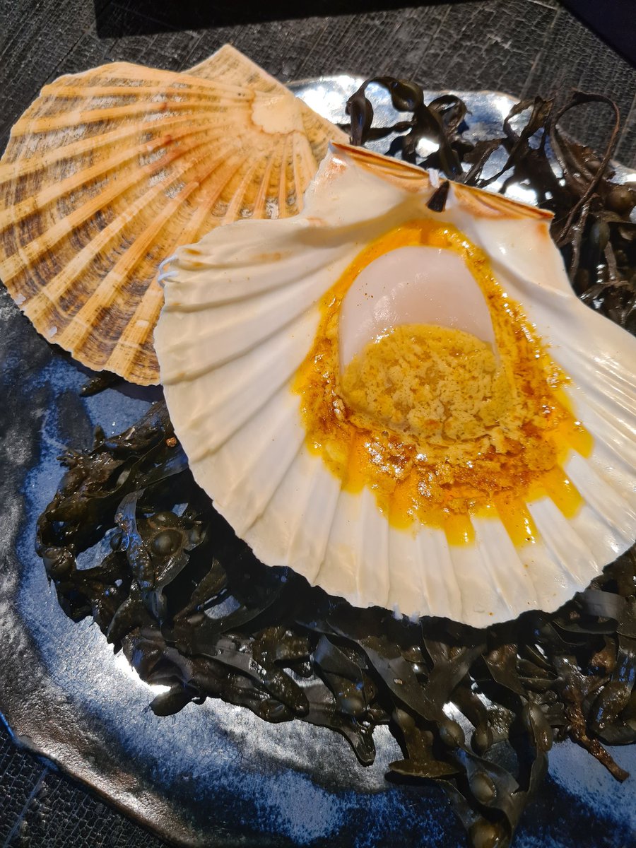 Superb flavours @LeCochonAveugle 
Every dish hit the heights but that scallop was unreal @chefoverington 
Many thanks to you and the team. Will definitely be back 🙏