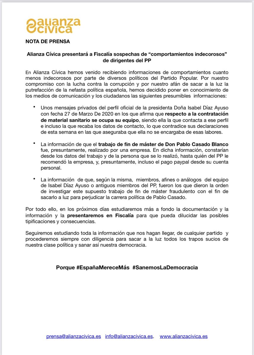 Alianza Cívica España tweet media