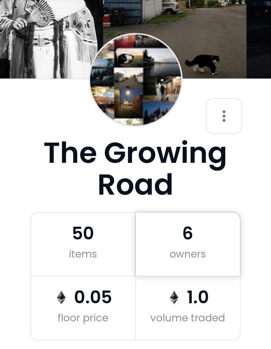 firsthandtweets's tweet image. We just hit 1 $ETH traded on “The Growing Road” my genesis @opensea collection 🥺❤️

Absolutely humbled by the support on this project. 7 photos sold to 6 collectors and it’s only been 3 weeks since I released this collection 😭

#nftphotography