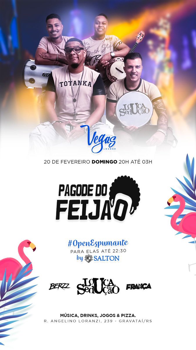 Amanhã temos encontro marcado no Vegas Lounge sul com Louca Sedução e com certeza vocês não vão querer ficar de fora, ne?! 

Reservas praticamente esgotadas e a certeza de que vai estar climinha 😍🔥