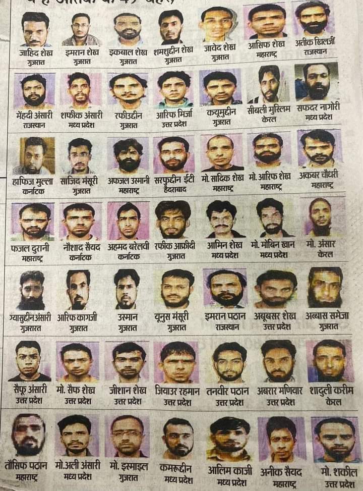 chaubey95's tweet photo. 2008 अहमदाबाद ब्लास्ट केस :- 49 में से 38 दोषियों को फांसी की सज़ा, 11 दोषियों को उम्रकैद ।....देख लो आंतकियों का धर्म नही होता हैं https://t.co/hLRG91Wsx5