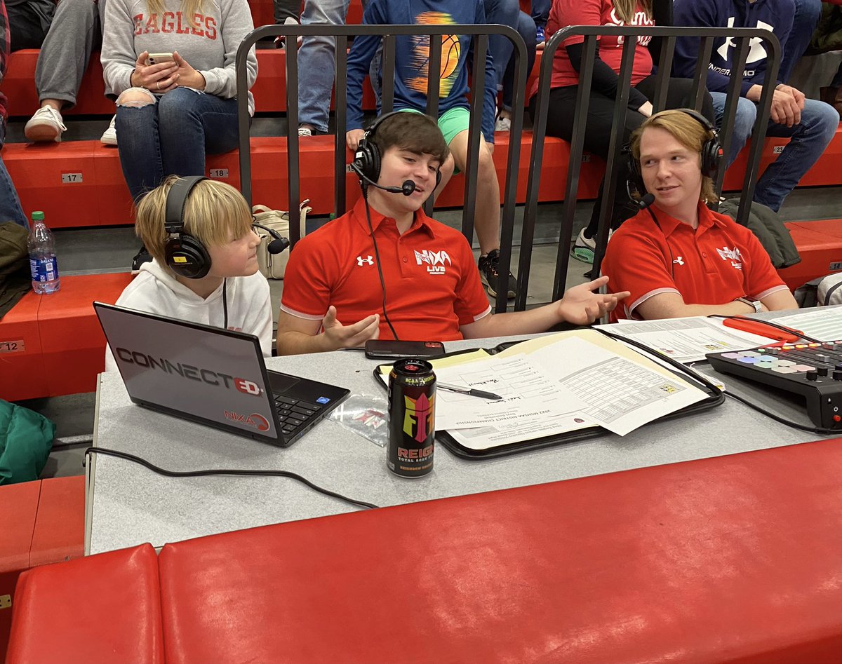 amanda_grisham's tweet photo. The absolute best sports announcers around @trey_hartwell and @retone_ryan https://t.co/jbeeznrXj0
