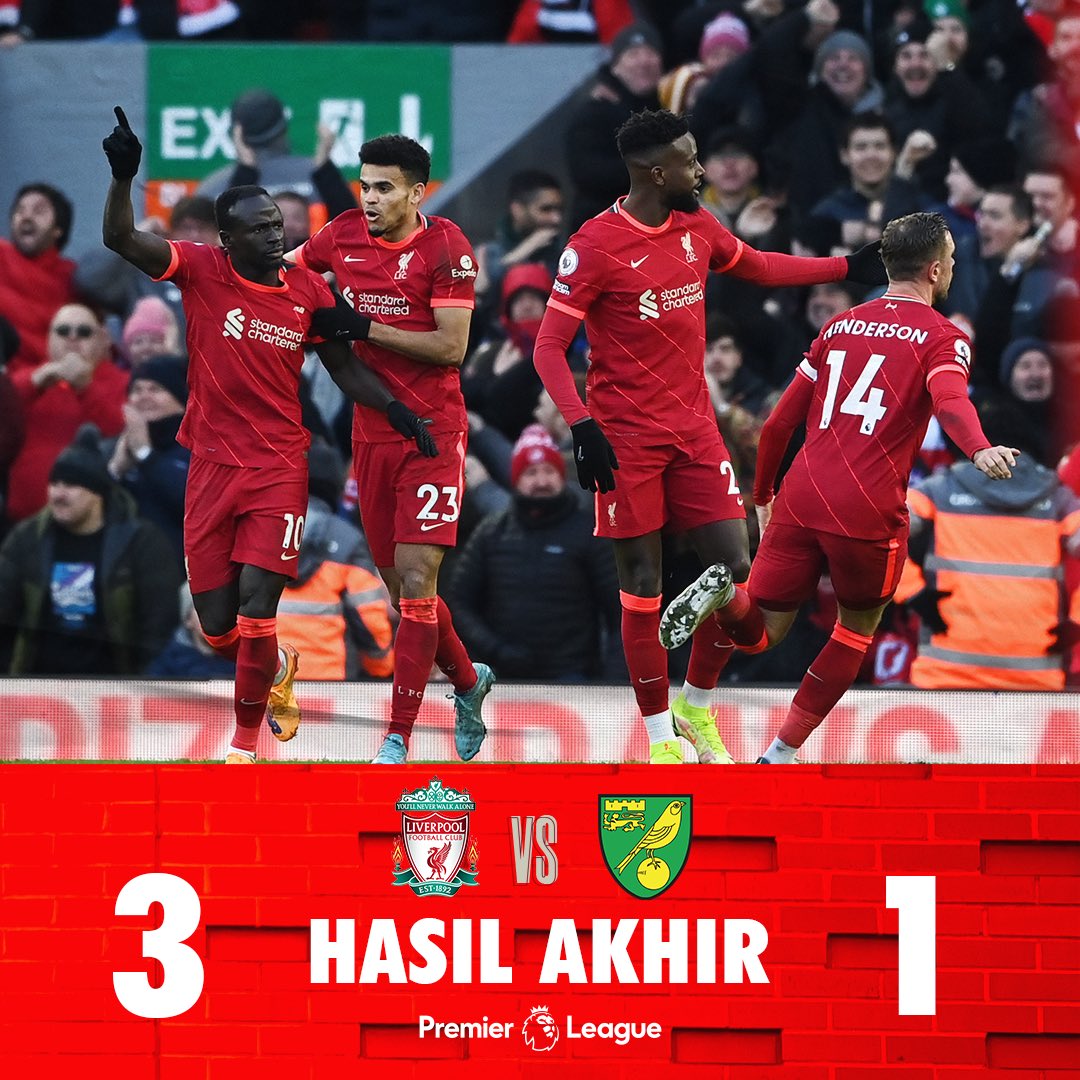 LFCIndonesia's tweet photo. 𝐂𝐨𝐦𝐞𝐛𝐚𝐜𝐤: ✅

The Reds berhasil meraih 3️⃣ poin penting di Anfield! 🙌🔴

#LIVNOR | #LFCIndonesia https://t.co/3aXnvvAtP9