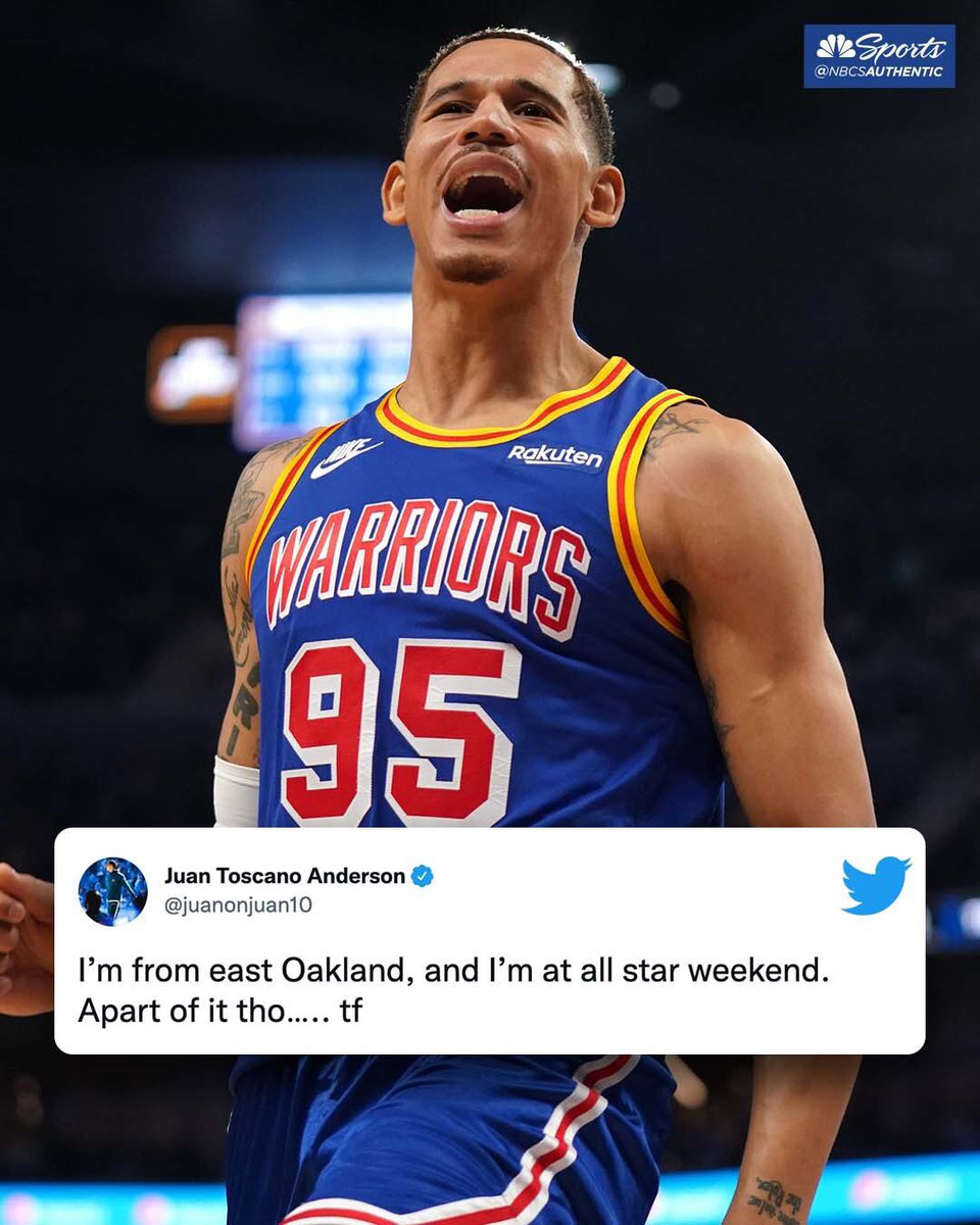 NBCSWarriors's tweet image. Let ‘em know JTA 🗣
