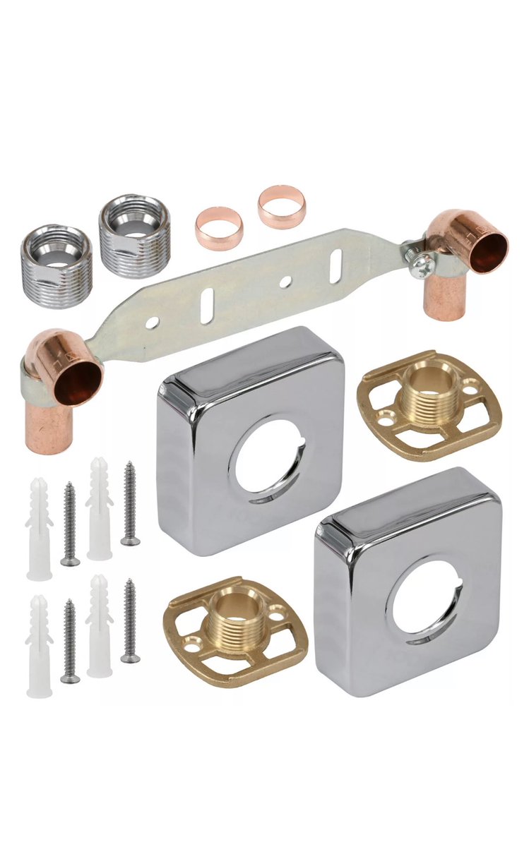 Not long now, quality chromed steel fast fix kits now available with bracket.