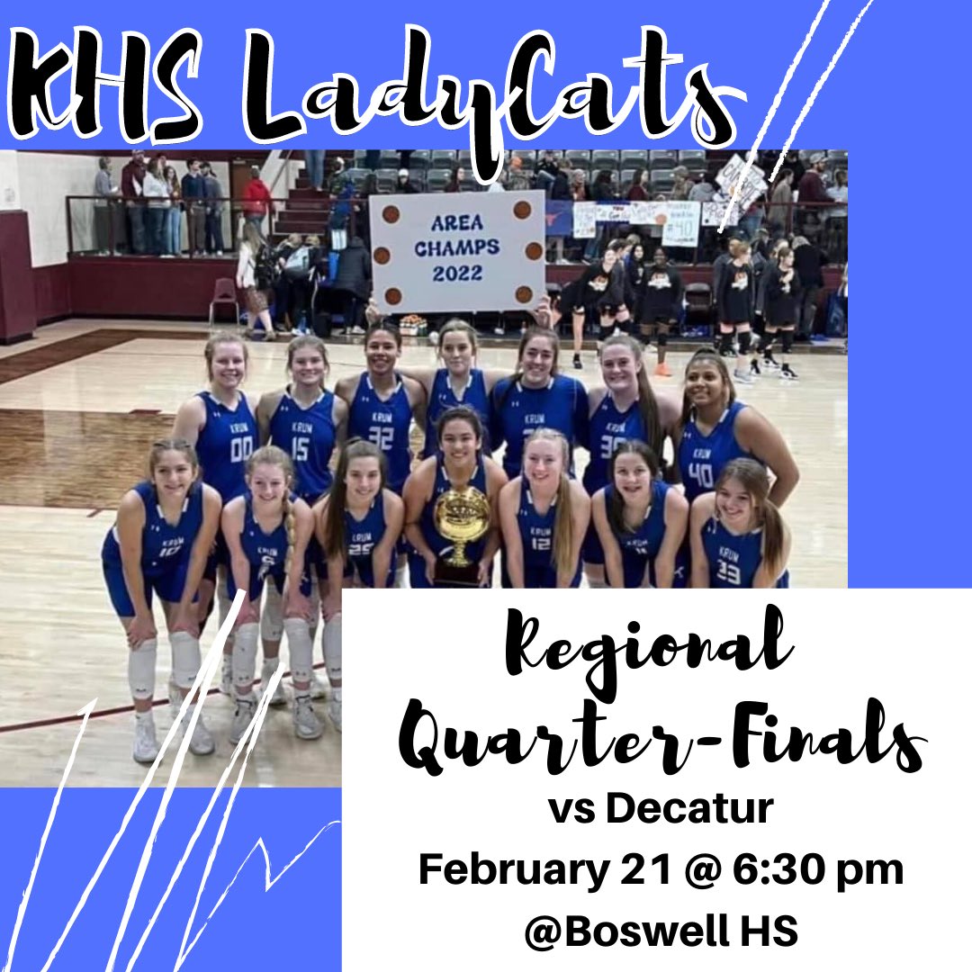Krum LadyCats Basketball tweet media