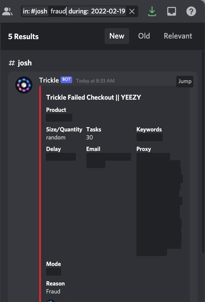 JMH (@rxshoes806) on Twitter photo Bot: <a href="/tricklesuccess/">Trickle Success Page</a> <a href="/StormeIO/">Storme</a>
Proxies: <a href="/WolvesProxy/">WolvesProxy</a> <a href="/LiveProxies/">Live Proxies</a> @OculusProxies
CG: <a href="/Botter_Boys/">Botter Boys</a>
Emails: <a href="/InsigniaGmails/">Insignia Gmails</a>
Would have had more if not for declines. Light setup for the next couple of drops Bot: <a href="/tricklesuccess/">Trickle Success Page</a> <a href="/StormeIO/">Storme</a>
Proxies: <a href="/WolvesProxy/">WolvesProxy</a> <a href="/LiveProxies/">Live Proxies</a> @OculusProxies
CG: <a href="/Botter_Boys/">Botter Boys</a>
Emails: <a href="/InsigniaGmails/">Insignia Gmails</a>
Would have had more if not for declines. Light setup for the next couple of drops