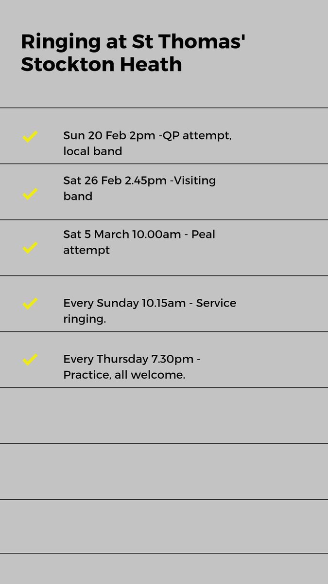 Stockton Heath Bells tweet media