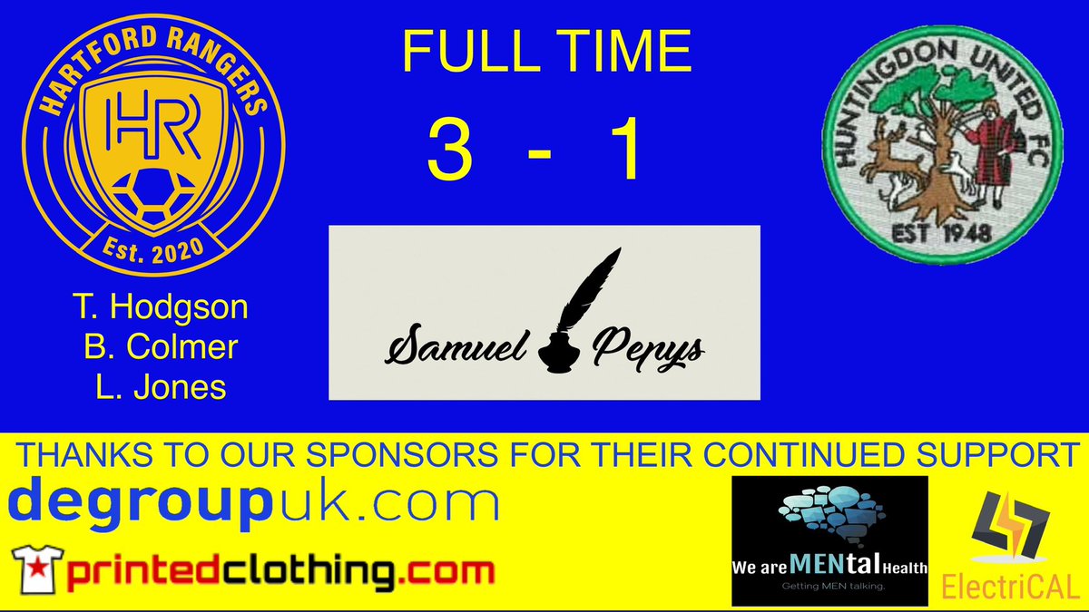 The boys come from 1 behind to beat <a href="/HuntingdonUtdFC/">Huntingdon United FC</a> Res 3-1. Hodgson got the comeback started with a easy finish. <a href="/bencolmer11/">Ben Colmer</a> toyed with the keeper before dinking it over his head and @itslouisjones finished it off with a neat finish
Mon the Gers🔵🟡
<a href="/squeezefootball/">Squeeze</a>