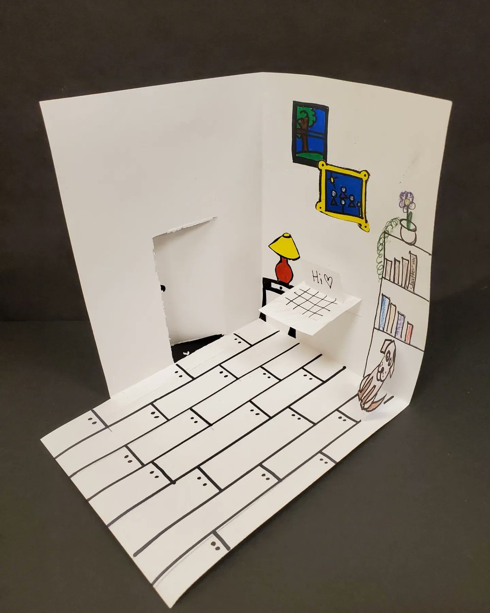 ms_mARTinkus's tweet photo. But studios aren't only for art-making, it should be a place that inspires you and let's you be creative. Some students made music studios with recording booths, libraries, theaters, game rooms or dream bedrooms. https://t.co/L842jznByu