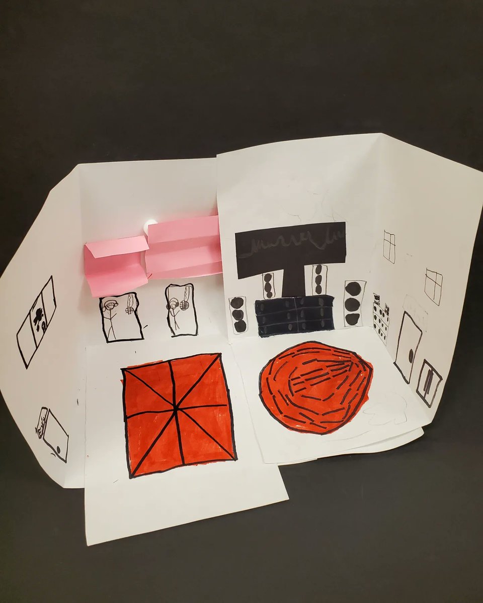 ms_mARTinkus's tweet photo. But studios aren't only for art-making, it should be a place that inspires you and let's you be creative. Some students made music studios with recording booths, libraries, theaters, game rooms or dream bedrooms. https://t.co/L842jznByu