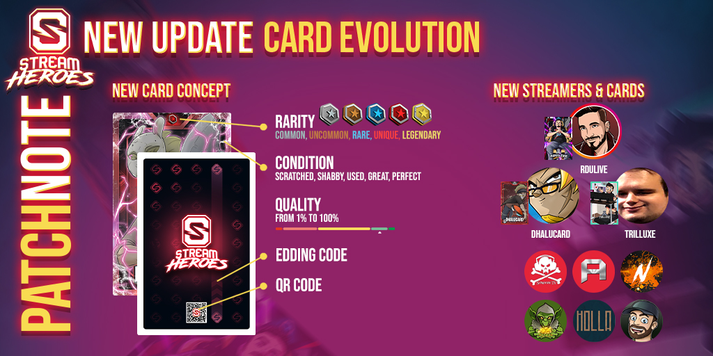 Streamheroes's tweet photo. WE ARE BACK! ๐
Check out what's new after the #StreamheroesEvolution! ๐ https://t.co/zxQ6RMQ8Aa