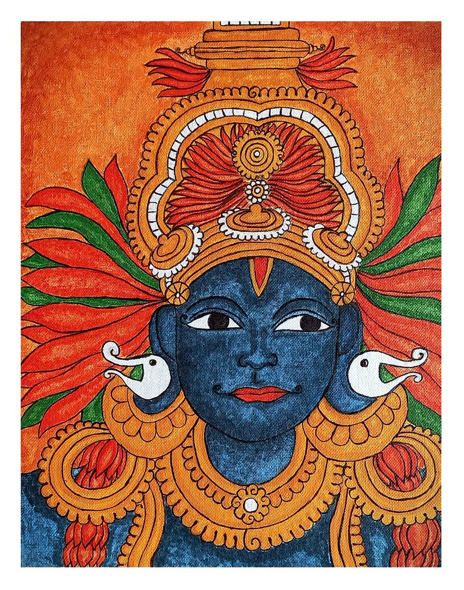 Hi all,
Just listed this art work "Krishna" in to my collection "Kerala Mural Painting".

Available in OpenSea :
opensea.io/collection/mur…

#muralpainting #lordkrishna #traditional #NFTCommunity #NFTartist #nftart #OpenSeaNFT #Opensea #nftdrop #NFTCollection