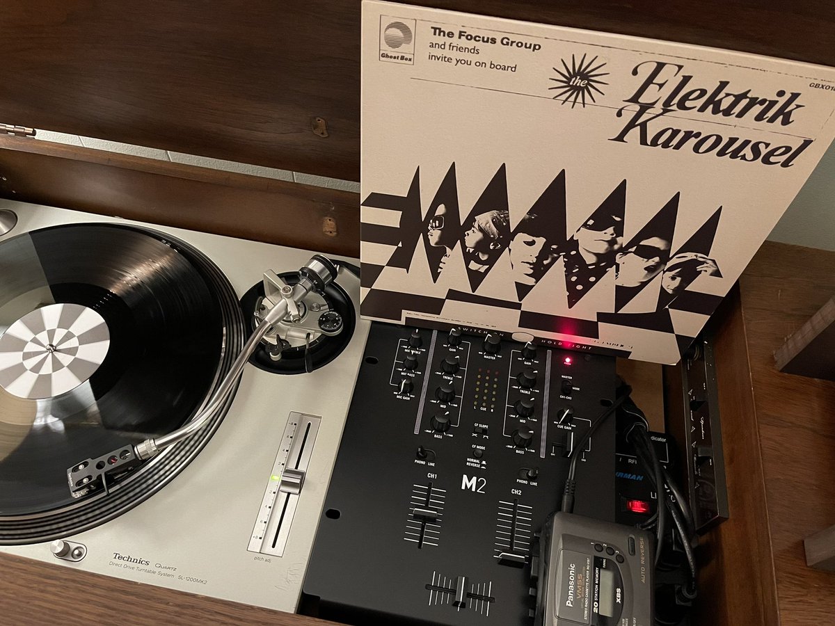 djalfonso's tweet photo. Bought this record immediately upon release in 2013 and still not tired of it. A timeless classic right here. #GhostBox #TheFocusGroup #ElektrikKarousel @GhostBoxRecords https://t.co/S1vC8ttlwD