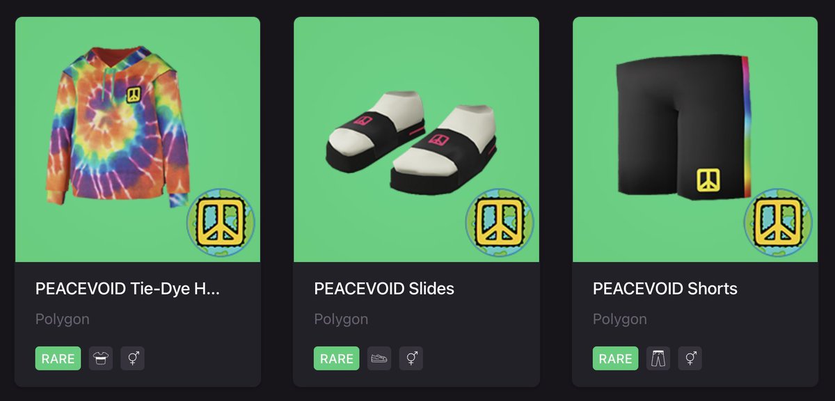 peacevoid_cc0's tweet photo. 🌞 gm Groupies!

🌈 Every holder got the PEACEFUL DRIP airdropped into their wallets!
If you don't see yours at OpenSea, be sure to check out the 'Hidden' tab.

☮️ Ready to bring peace to the metaverse! https://t.co/Kug21ASEKi
