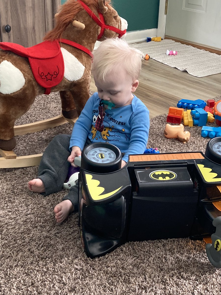 WaxPaperHeart's tweet photo. Cause sometimes Batman needs a car and a horse. #bestsaturdays https://t.co/mX0pZYz8EW