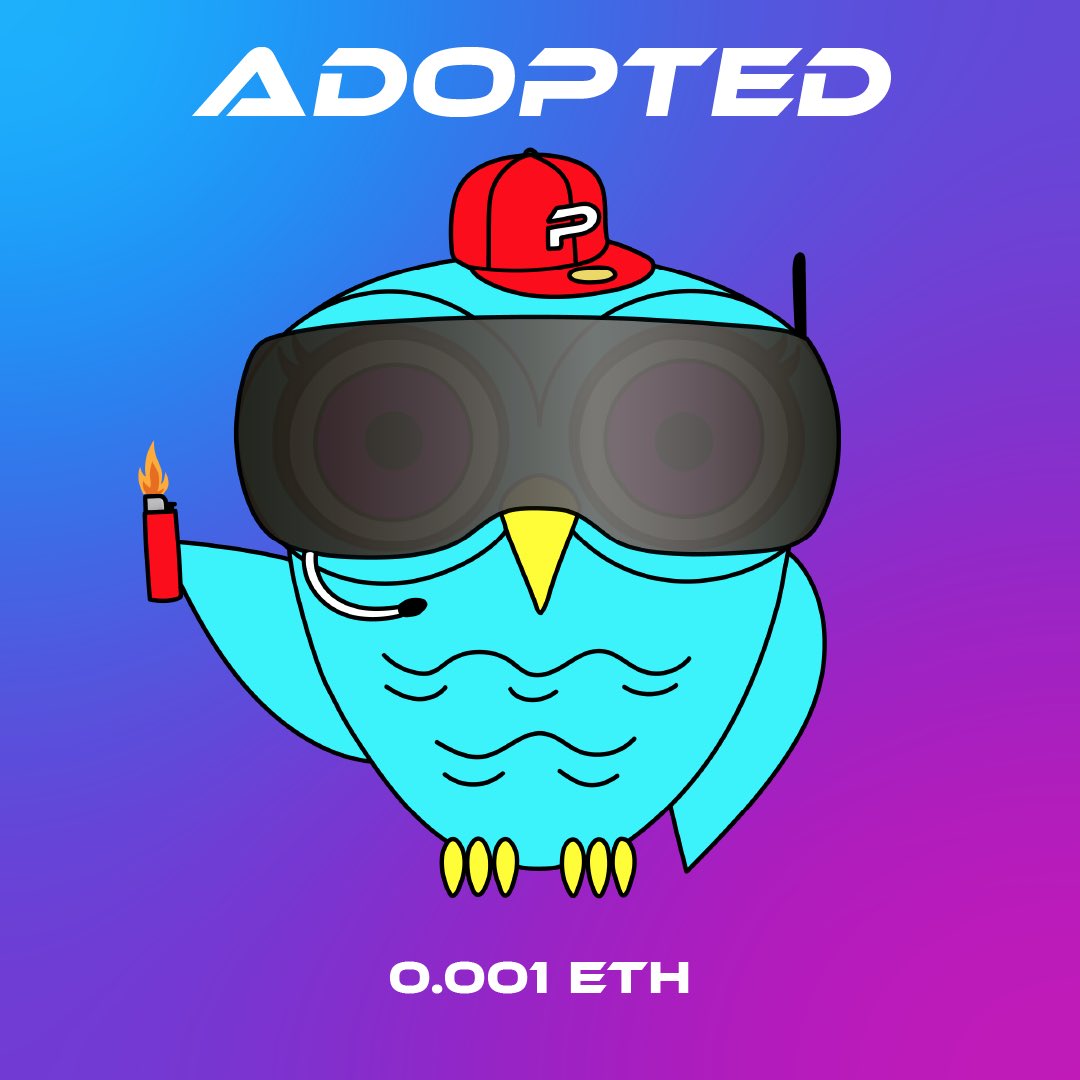 Partyowls_io's tweet image. PARTY OWL #9 has been adopted !

Have fun but stop playing with that lighter ! You’re going to burn the nest down…

Adopt your pyromaniac Party Owl on Opensea : opensea.io/collection/par…

#nftwildlife #nftnature #nftplanet #nft #nfts #opensea #nftartists #polygonnft