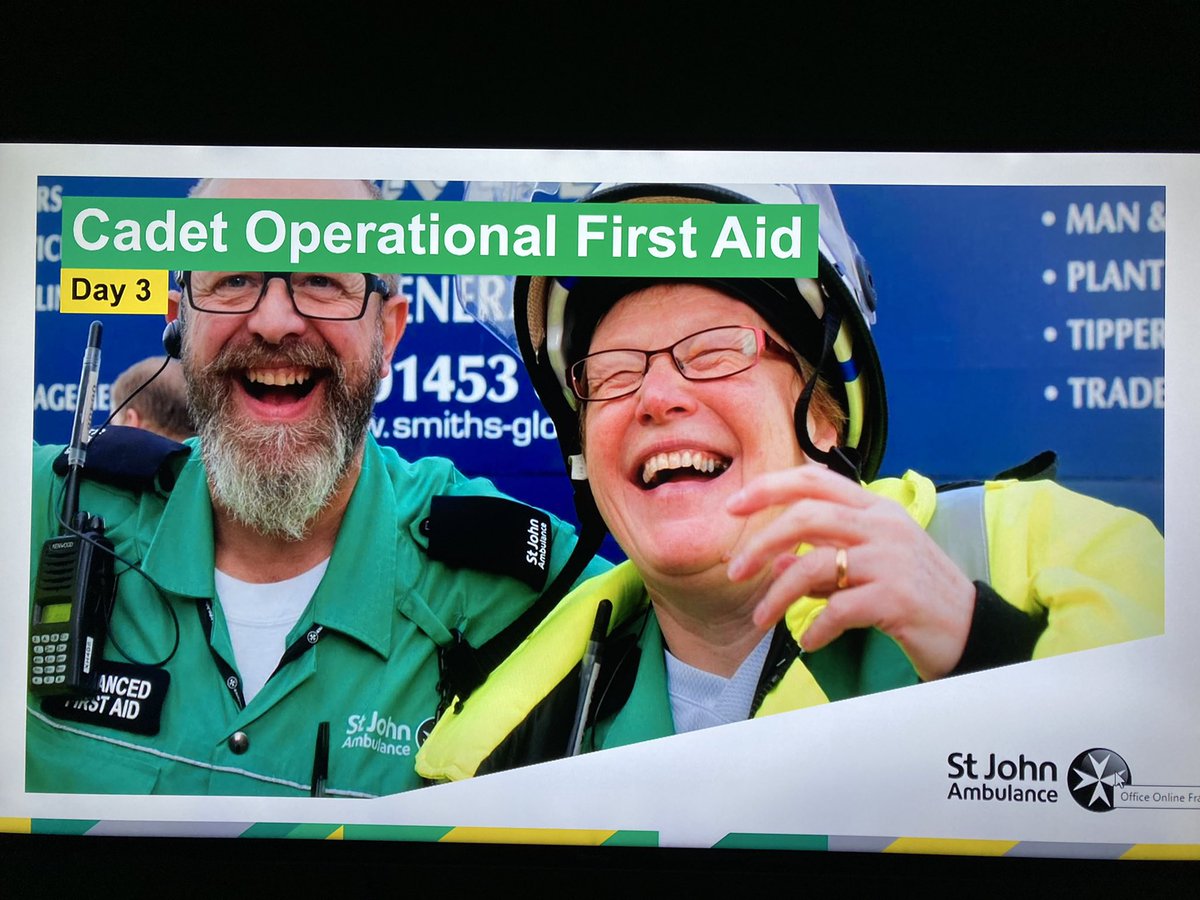 Pam Wood💙 (@pam_wood_leics) on Twitter photo A fantastic day with the Leicestershire Cadets on Day 3 of the <a href="/stjohnambulance/">St John Ambulance England</a> Cadet Operational First Aider Course. @SJAVolTraining A fantastic day with the Leicestershire Cadets on Day 3 of the <a href="/stjohnambulance/">St John Ambulance England</a> Cadet Operational First Aider Course. @SJAVolTraining