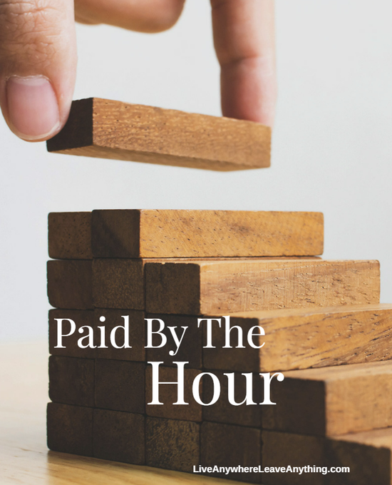 The Paid By The Hour ebook is being released this weekend!

This will provide more detail into my strategy that I first revealed in Learn To Fish III, and why and how it is one of the safest ways to ensure consistent, independent income from anywhere

LiveAnywhereLeaveAnything.com