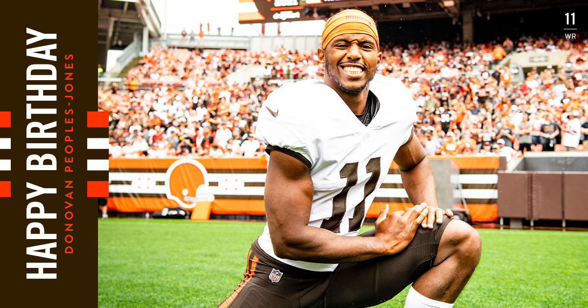 Browns's tweet image. Retweet to wish @dpeoplesjones a happy birthday! 🥳