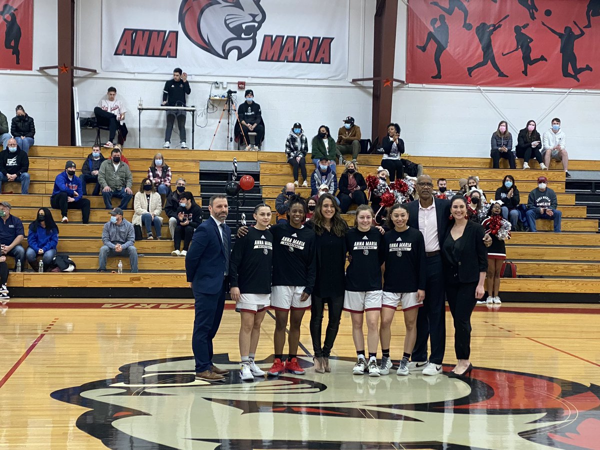 RivierUnivAD's tweet photo. Congratulations to the @AmcatsWBB 2022 seniors, Ashley
Franchesca, Mariah and
Julitza. Thank you for your hard work and commitment to @goannamaria and @goAMCATS both on and off the court. #SeniorDay #AMCATFamily https://t.co/Bi13Bq3u3k