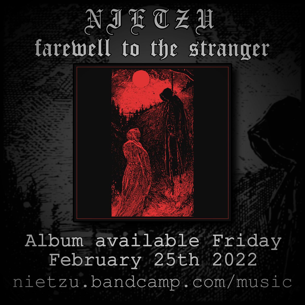 Nietzu1's tweet photo. The new album 'Farewell to the Stranger' will be available soon. This will be the last release for a while ⚔💀⚔ https://t.co/Nly2JXC0Hq