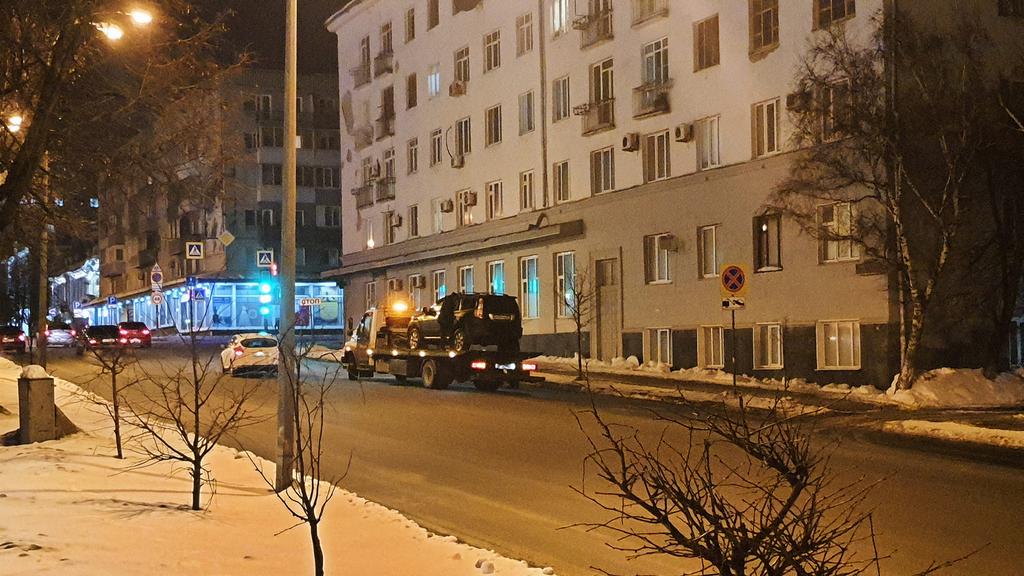 Явление эвакуатора, февраль 2022