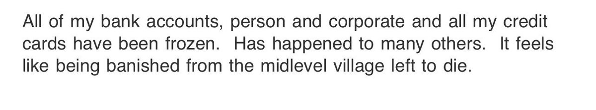 From BJ Dichter, one of the organizers of the Ottawa protest. If you don't think this could happen to you or someone you love you're a fool. He's been made a nonperson. Without being charged or tried. Is this what we're now doing to people who differ in political opinion?