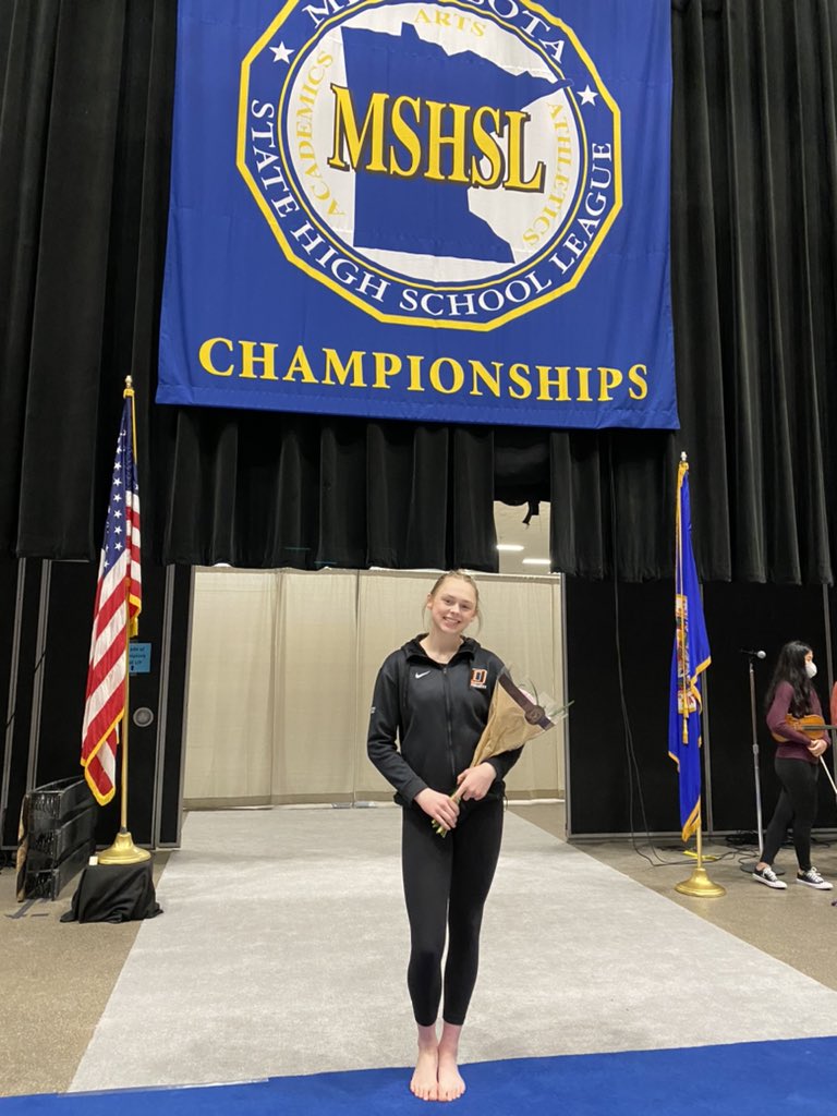 OSHorioles's tweet photo. Good Luck to Mandy Carlson at the State Gymnastics Meet #WeAreOsseo https://t.co/tKKozmZXru