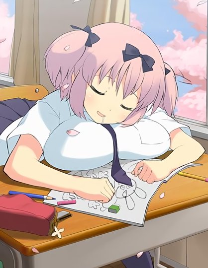 BunnyGalHibari's tweet photo. Way ahead of her— Hibari's already blissfully napping away. But she surely wouldn't mind waking up together with Asuka! https://t.co/Gw2CZ6tcdi