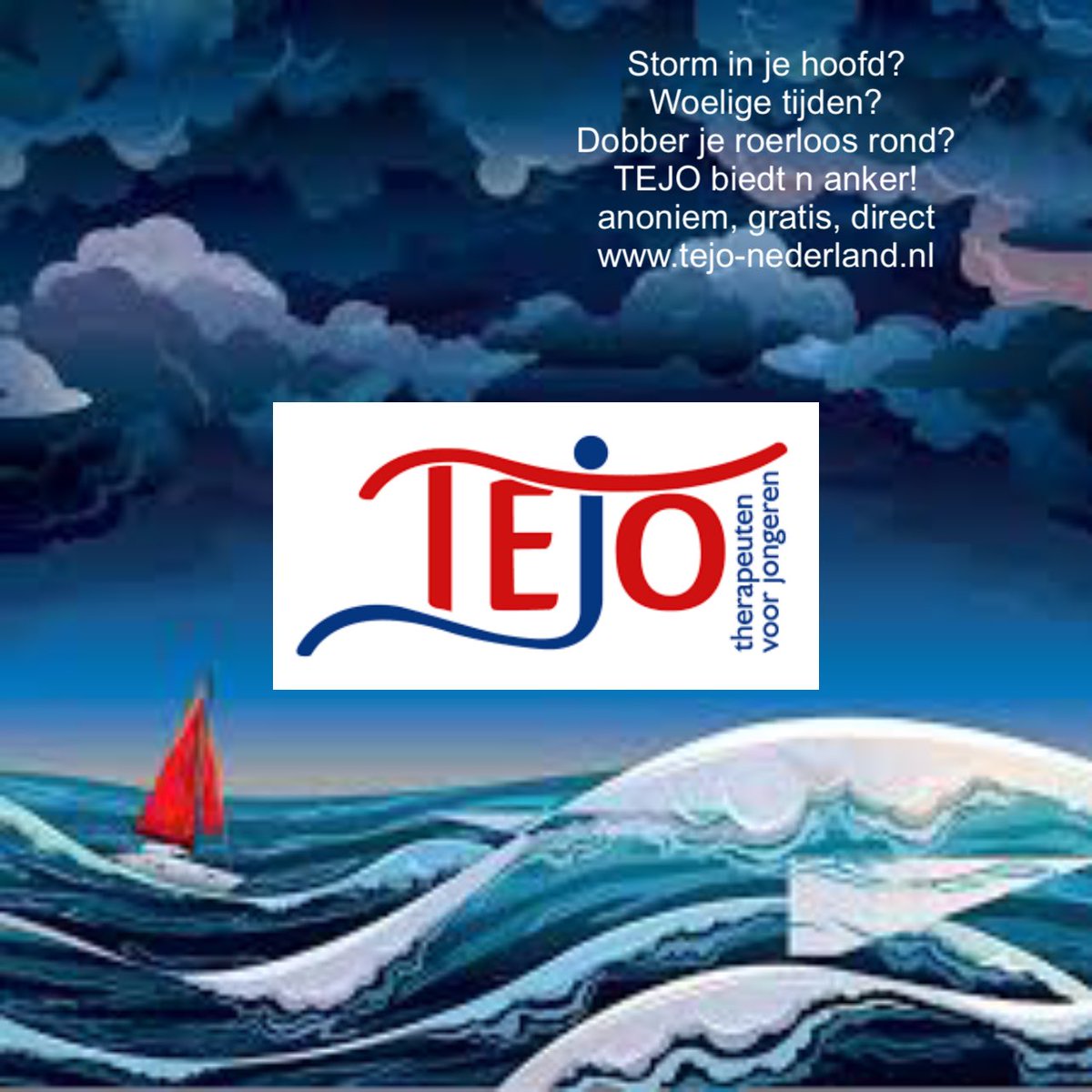 #StormEunice …maar dan heftiger: Mentale storm. #stormenorm. Blijf jij roerloos ronddobberen? Of ga je even voor anker?