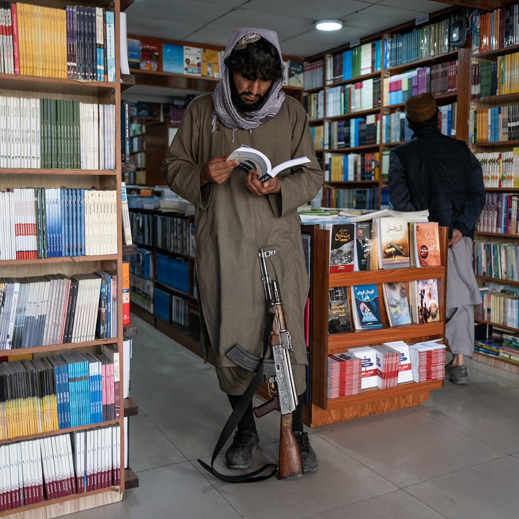 Anas Haqqani(انس حقاني) on X: "A Talib and a book are necessary & obligatory for each other but foreign invasion,unrest & imposed war took the books from Taliban & gave them guns.