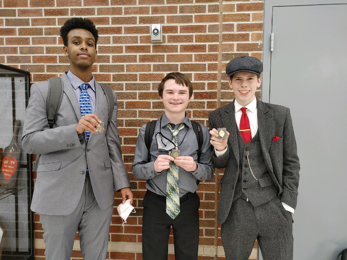 Conference IE Results‼️

1st Congress: Hunter Rice
6th Original Oratory: Adam Hassan
6th US Extemp: Kael McBride 

CONGRATS Hunter, Adam &amp; Kael 🥳🎉

#StaleyStrong #StaleyNation