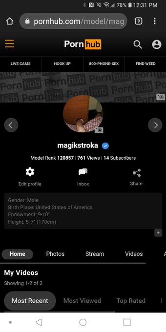 Check my pornhub page out https://t.co/Eir9hY1zc6