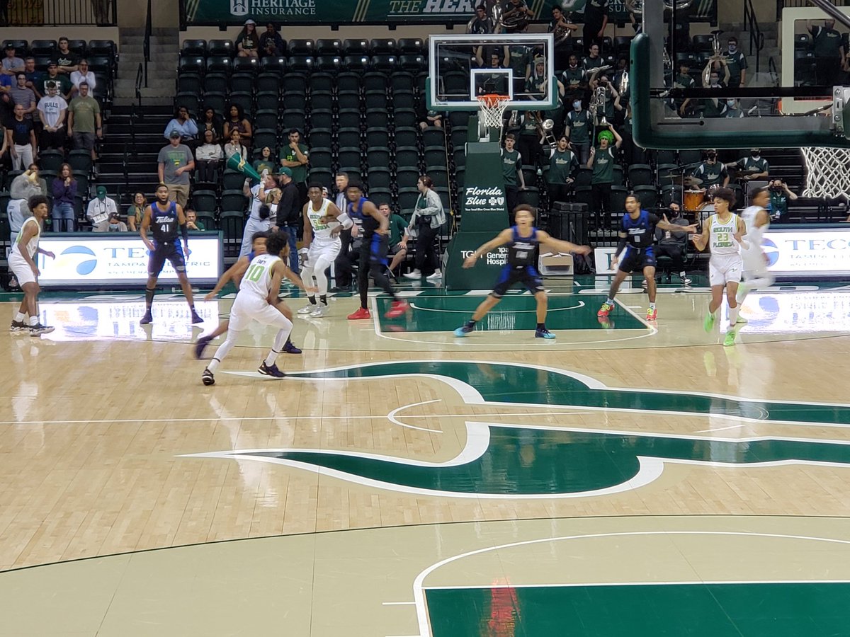 The Boys Varsity Basketball Team enjoying some "next level" college basketball today at USF. #CCHSbasketball #notimeforanoffseason