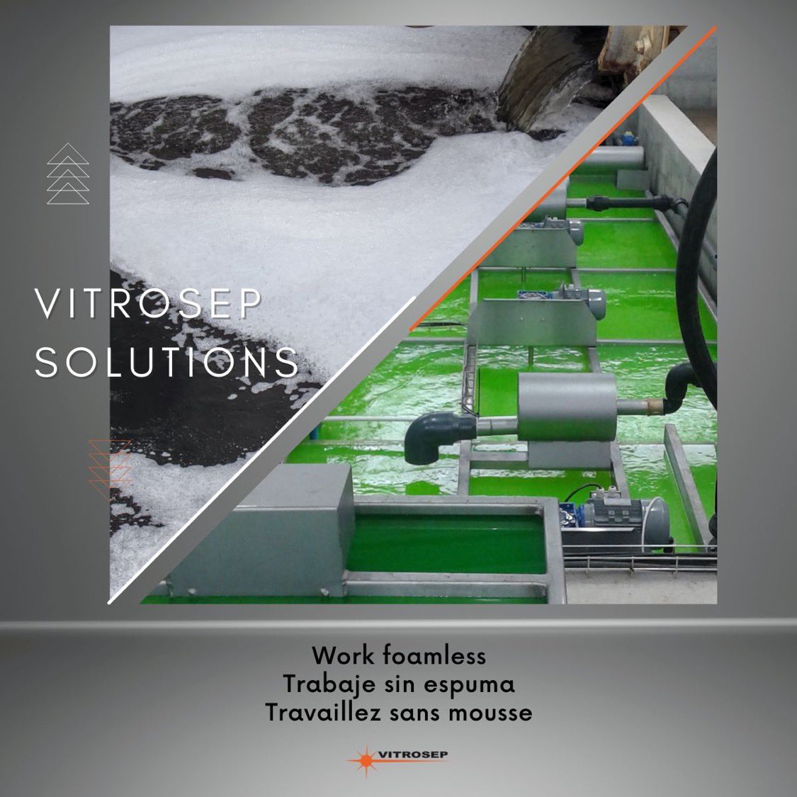 vitrosep's tweet photo. Foam is a problem for the grinding of glass. The VITROSEP systems are designed to avoid foam generation. Contact VITROSEP or our representatives around the world for more information. #VITROSEP Clean water, dry wate, low volume https://t.co/4uZj9oGZgL