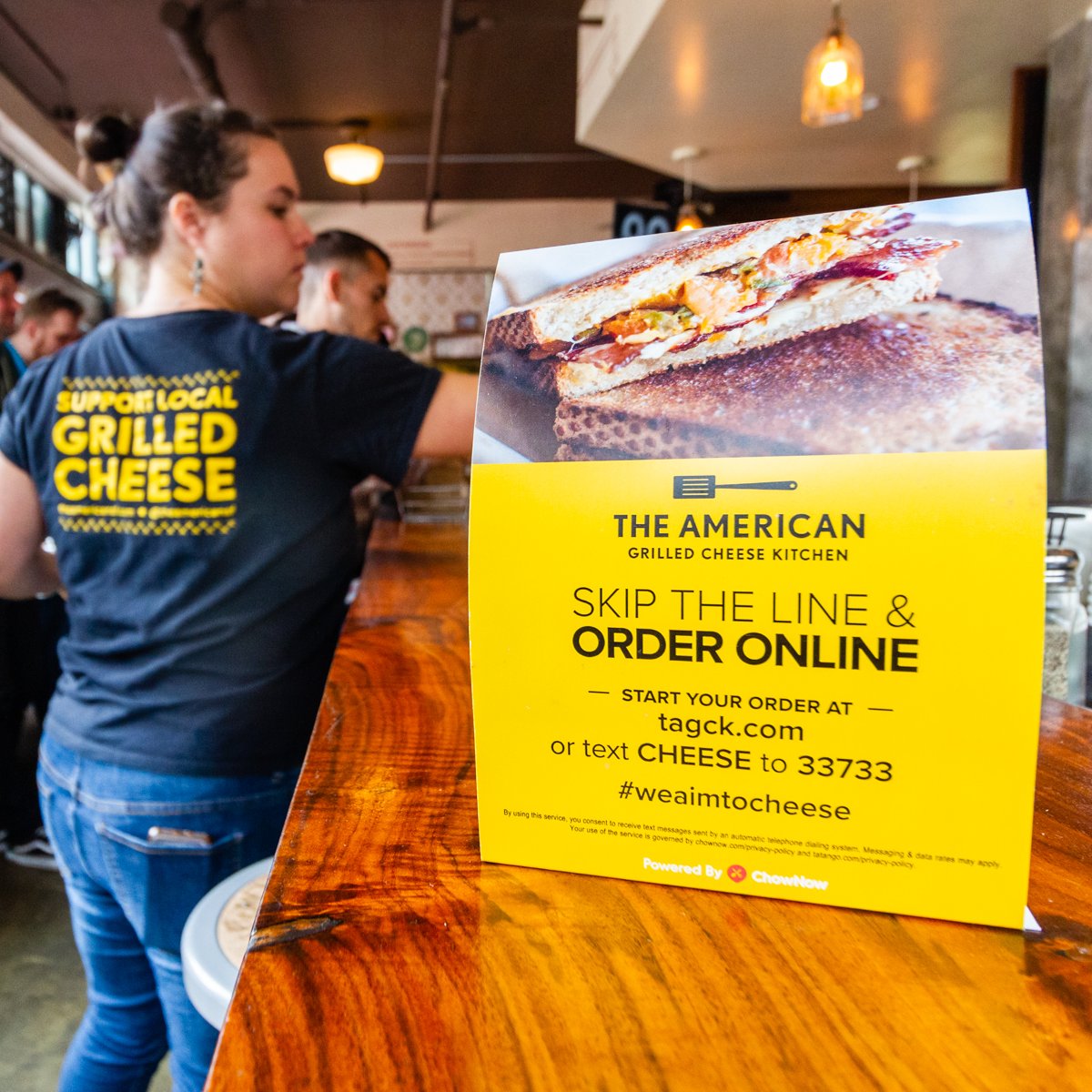 Don't waste time standing in line waiting for your jalapeño popper grilled cheese. Order online so that you can get to enjoying your sandwich sooner rather than later. #WEAIMTOCHEESE
