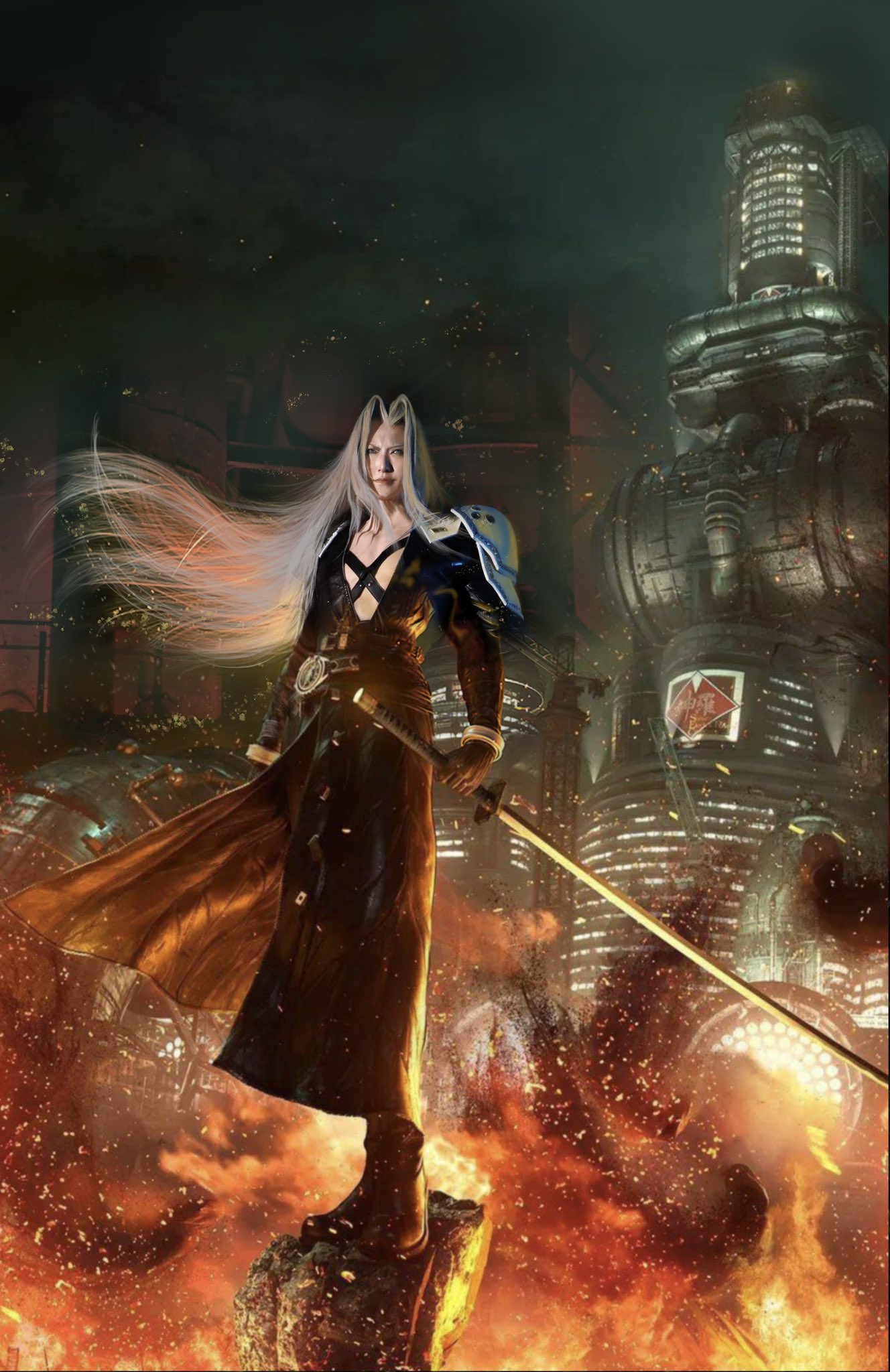 Zuoying Li Sephiroth Finalfantasy Finalfantasyvii Finalfantasy7 Finalfantasy7 Finalfantasy7remake Cosplay Sephirothcosplay Squareenix Ff7r Finalfantasyviiremake Ffviiremake Cosplay Cosplayer ファイナルファンタジー7