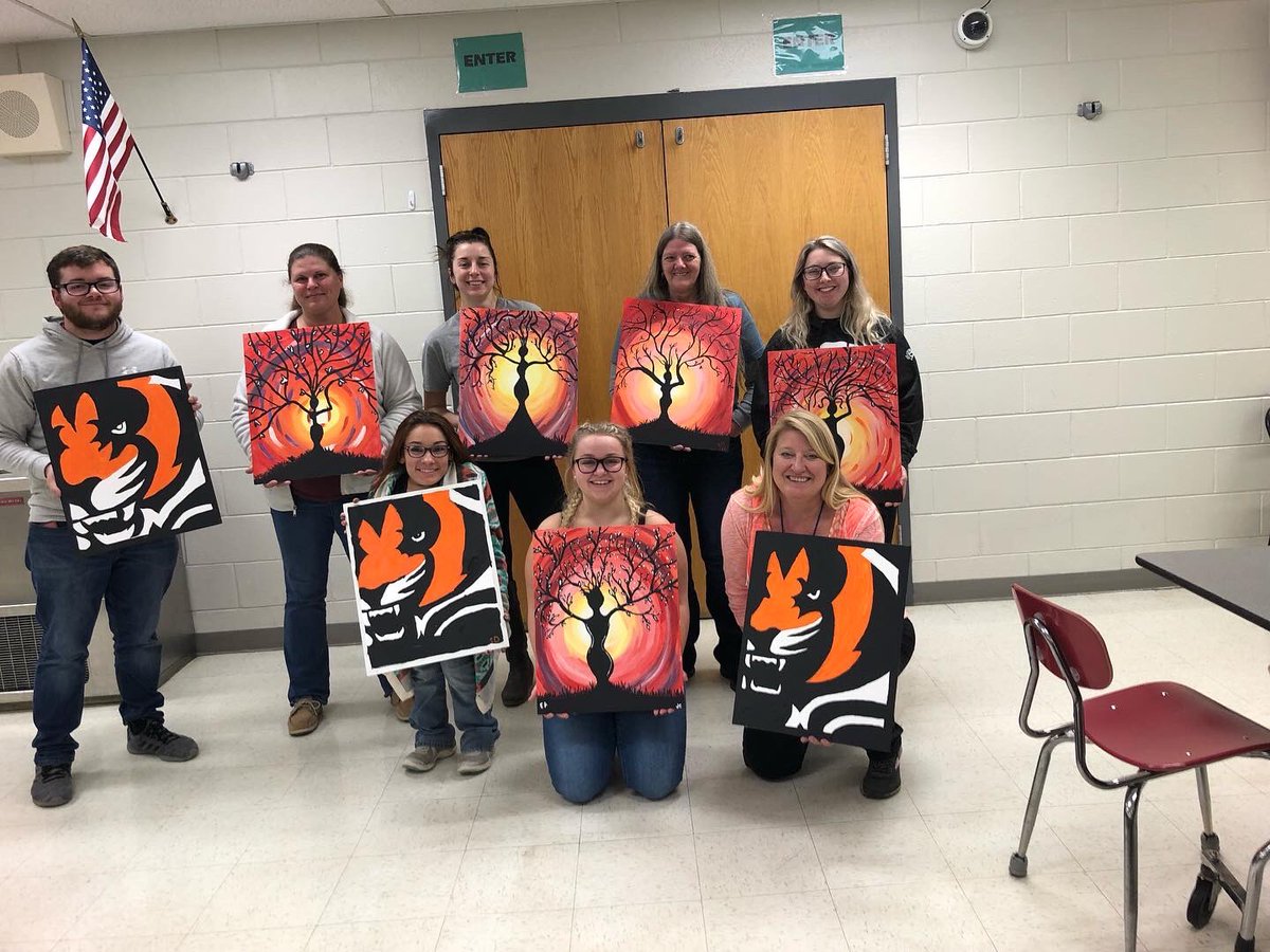 pcscubacats's tweet photo. Last night’s paint party was great! Be sure to come out to our next one! https://t.co/yGt5iJuIr0