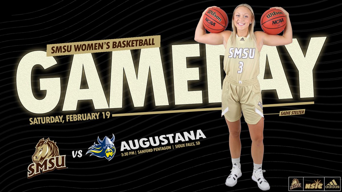 It's GAMEDAY! 🟤⚪ 

🕞 3:30pm
🆚️ Augustana
🔗  nsicnetwork.com/smsumustangs/?…
📌 Sioux Falls, SD 

#ATD #LetsRide