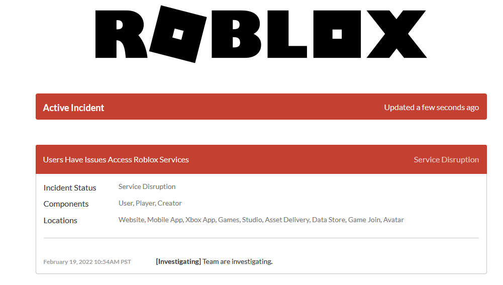 Roblox Down Detector Updates (@robloxdown_news) / X