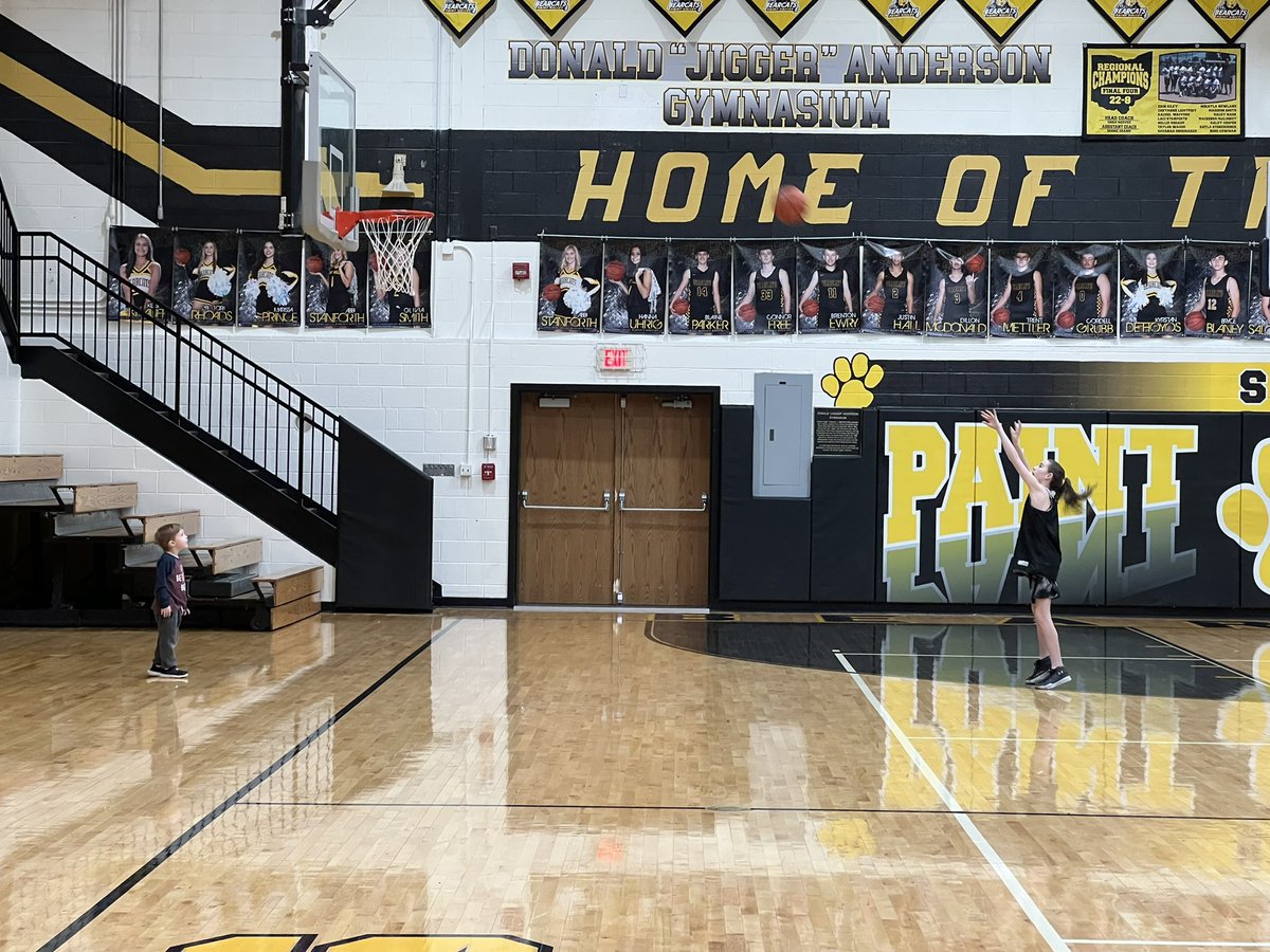 We are a family here at Paint Valley. That means, even the smallest members of the family help out at practice. #BuildingForTheFuture