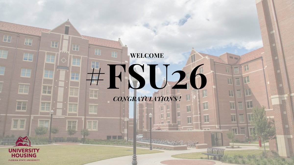 HousingFSU's tweet photo. Welcome FSU Class of '26!  https://t.co/dJC9q2jHEf https://t.co/ivI0aDJaiA