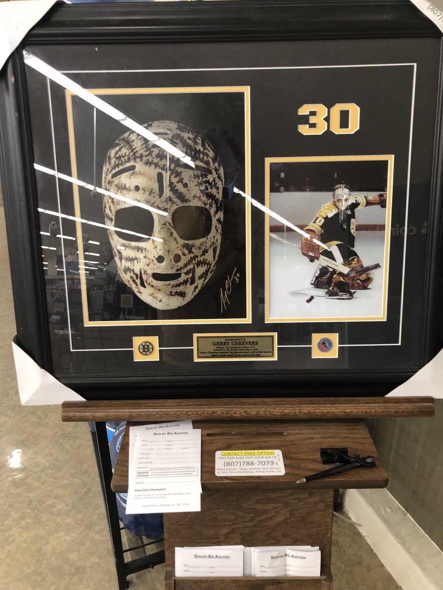 ComEnjoylife's tweet photo. such a classic of past times #Cheevers up for bid silent auction https://t.co/yMhtVpLtam