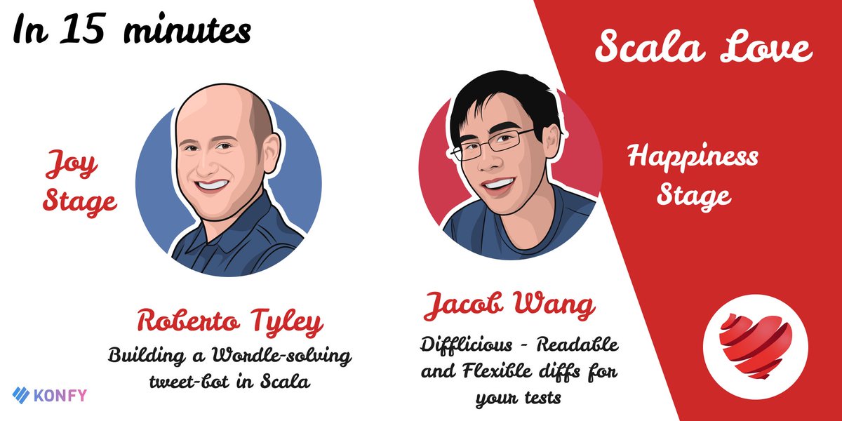 Scala Love ❤️ (@scala_love) on Twitter photo Next #scalalove sessions: Solving today's Wordy together with <a href="/rtyley/">Roberto Tyley</a> and Diff-erent flavors of testing presented by <a href="/jatcwang/">Jacob Wang (jatcwang@mas.to)</a>. Next #scalalove sessions: Solving today's Wordy together with <a href="/rtyley/">Roberto Tyley</a> and Diff-erent flavors of testing presented by <a href="/jatcwang/">Jacob Wang (jatcwang@mas.to)</a>.