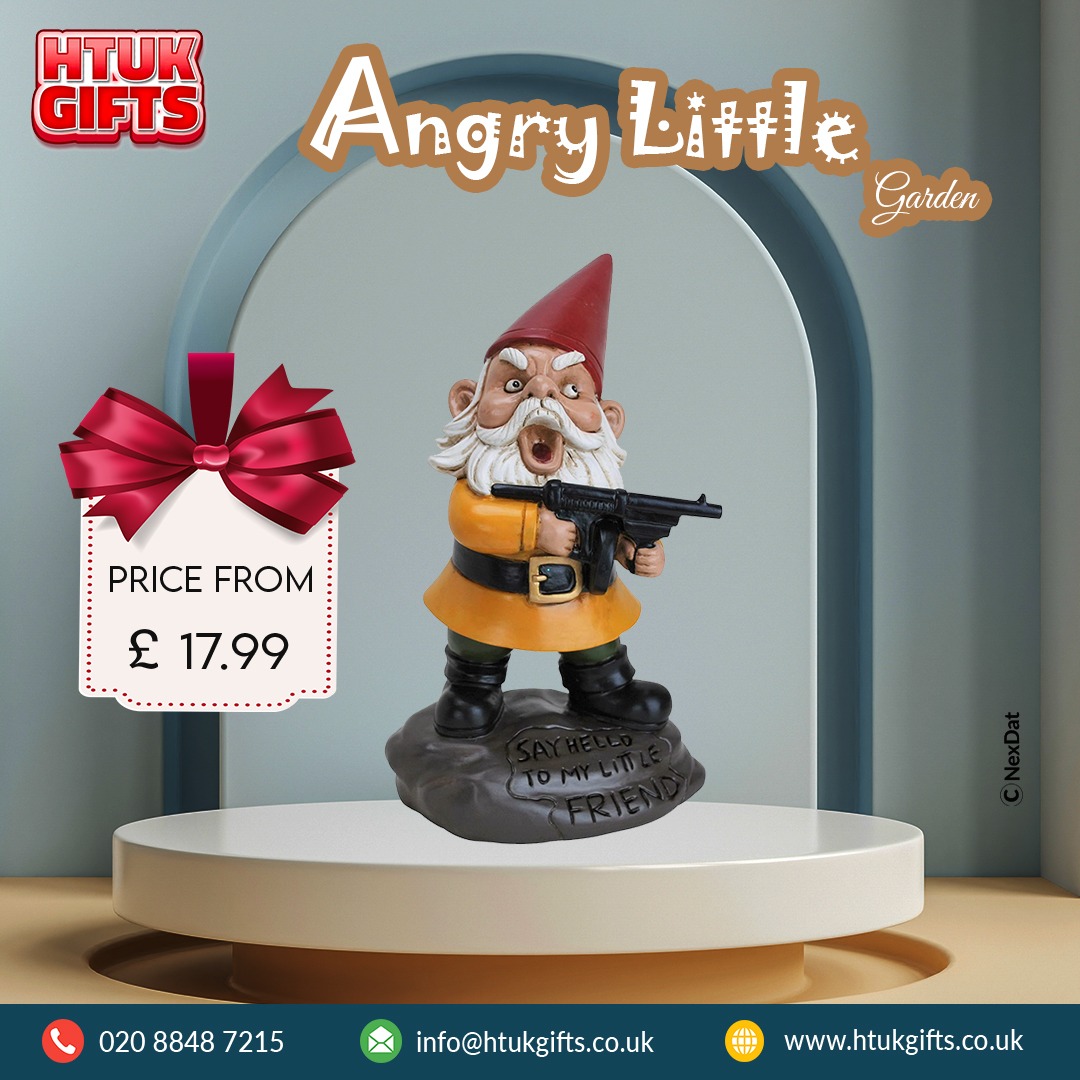 Increase the awesomeness😊 of your garden with the Angry Little Gnome😍.
The garden gnome is carrying a Gun🔫,and the base of the gnome , 'Say hello👋🏻 to my little friend'.
Shop Now😇.
.
.
bit.ly/3gWbLFM
.
.
.
.
.
.
#gnome #gnomelove #gnomies #gnomegarden #gnomes