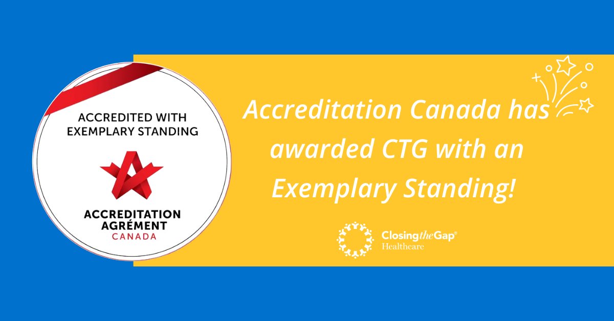 We are thrilled to announce that @AccredCanada has awarded us with an Exemplary Standing - the highest possible standing! This is a testament of the commitment to quality and safety from our Team Made for Caring.