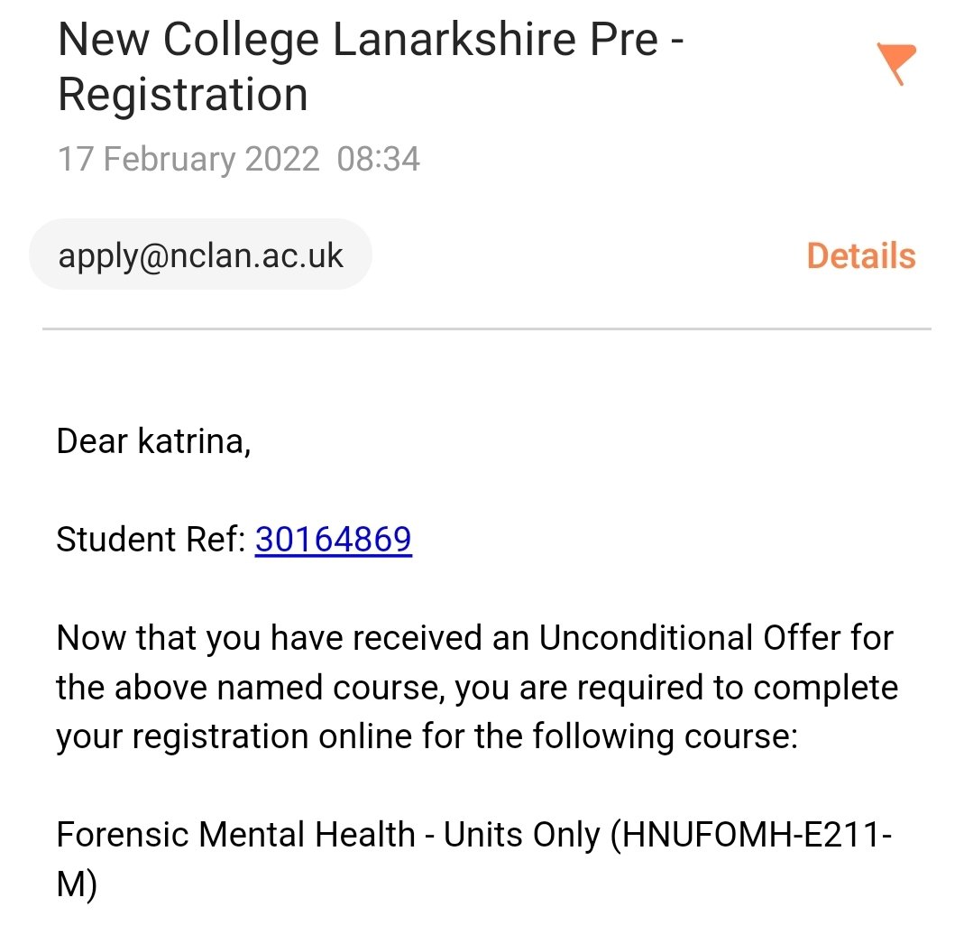 LockhartKat's tweet photo. Officially a student again 📚📝
Enrollment finally completed &amp; attended my first lecture on the characterteristics of of mentally disordered offenders. Super interesting lecture, still getting used to using teams but loving learning again #forensicmentalhealth #furtherstudy https://t.co/5dBgPle9FF