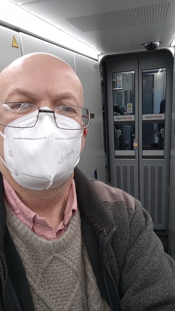 Travelling by train to Newmarket to visit my elderly &amp; vulnerable Mum tomorrow. Standing in this narrow corridor is the only place I can go to avoid the 50% of passengers not wearing face masks. Thanx Boris! <a href="/BorisJohnson/">Boris Johnson</a> <a href="/devisridhar/">Prof. Devi Sridhar</a> <a href="/doctor_oxford/">Dr Rachel Clarke</a> <a href="/chrischirp/">Prof. Christina Pagel - @chrischirp.bsky.social</a>