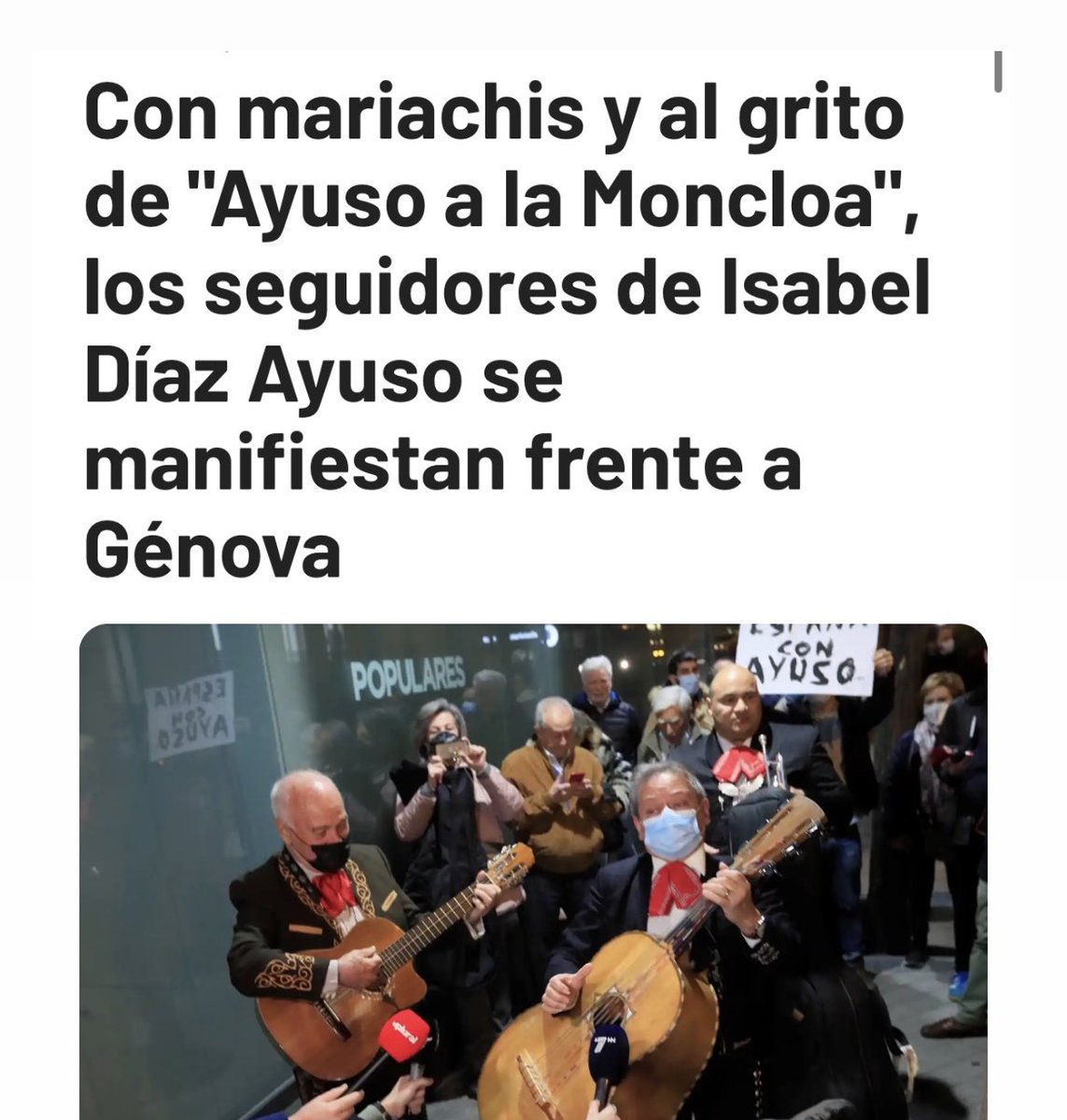 davidpareja's tweet photo. “Ahora que Ayuso ha reconocido públicamente este caso de corrupción está políticamente muerta”

Sus votantes: https://t.co/BanTRsvV7t